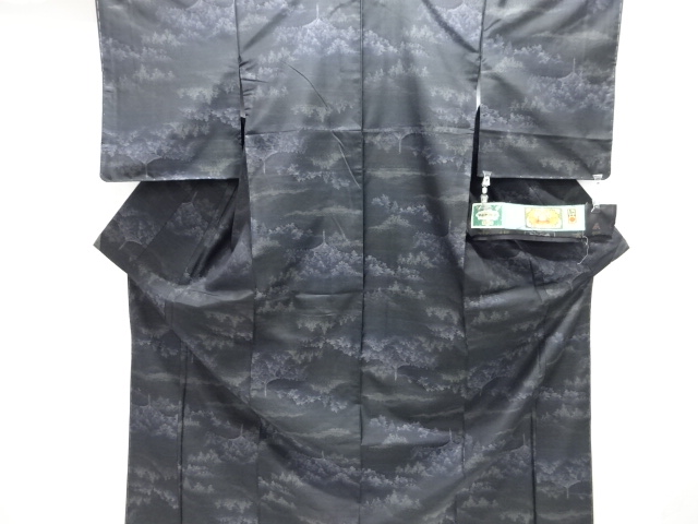 JAPANESE KIMONO / UNUSED DORO OSHIMA TSUMUGI 